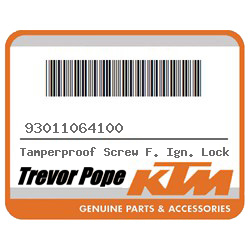 Tamperproof Screw F. Ign. Lock